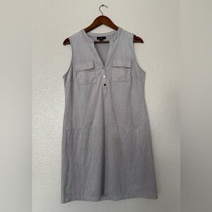 Alfani Light Gray Faux Suede dress Women’s Size 8